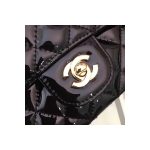 Chanel Pantent Leather Classic Flap Bag A01112