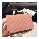 Chanel Quilted Caviar Leboy Woc Chain Bag 80287