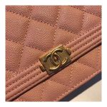 Chanel Quilted Caviar Leboy Woc Chain Bag 80287