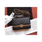 Chanel Small Flap Bag A57275 Black/Gold