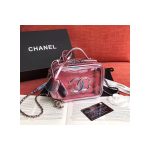 Chanel Vanity Case In Multicolour PVC A93343 Pink