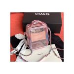 Chanel Vanity Case In Multicolour PVC AS0988 Pink