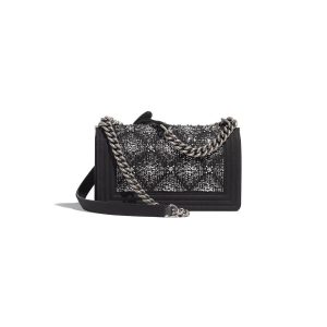 Chanel Wool Boy Chanel Handbag A67086