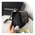 Chanel Wool Boy Chanel Handbag A67086