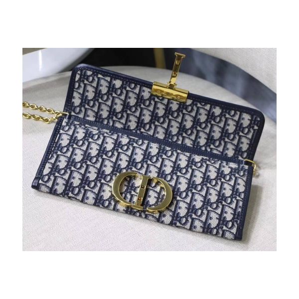 Christian Dior 30 Montaigne Jacquard Canvas Clutch Bag M9206