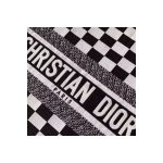 Christian Dior Book Tote Black And White Bag M1286