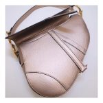 Christian Dior Grained Calfskin Saddle Bag M0446