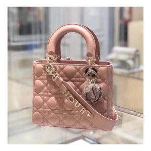 Christian Dior Lambskin My ABCdior Lady Dior Bag M0538