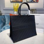 Christian Dior Oblique Embossed Calfskin Leather Book Tote M1296