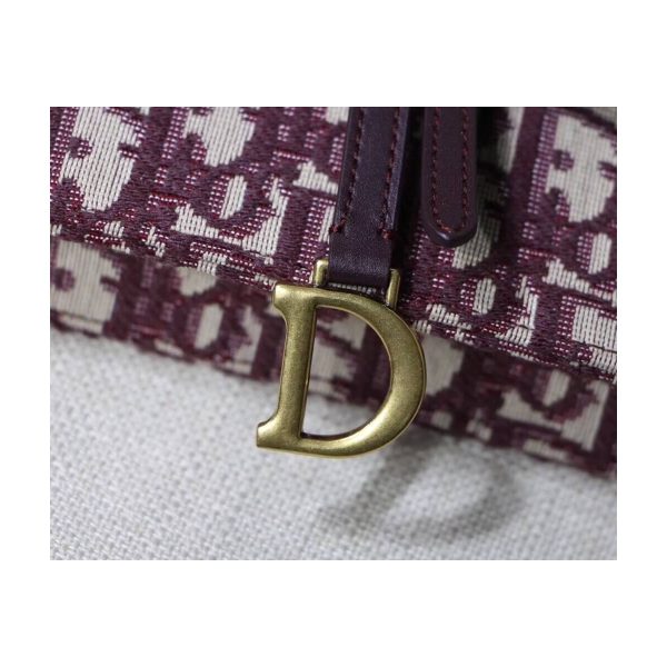 Christian Dior Oblique Saddle Belt Bag S5619