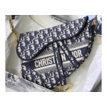 Christian Dior Saddle Denim Canvas Bag M0446