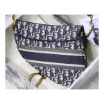 Christian Dior Saddle Denim Canvas Bag M0446