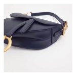 Christian Dior Smooth Calfskin Mini Saddle Bag M0447