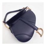 Christian Dior Smooth Calfskin Mini Saddle Bag M0447