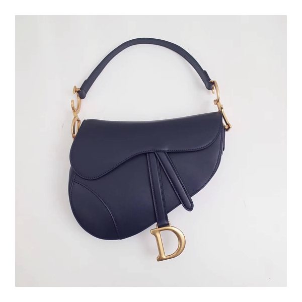 Christian Dior Smooth Calfskin Saddle Bag M0446