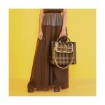 Fendi Baguette Brown Fabric Bag 8BR600