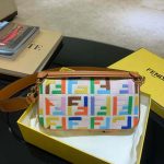 Fendi Baguette in Beige Canvas 8BR600