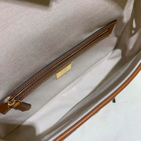 Fendi Baguette in Beige Canvas 8BR600