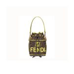 Fendi Mon Tresor Roma Amor Fabric Mini Bag 8BS010