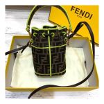 Fendi Mon Tresor Roma Amor Fabric Mini Bag 8BS010