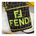 Fendi Mon Tresor Roma Amor Fabric Mini Bag 8BS010