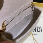 Fendi Nano Baguette Charm in Beige Canvas 7AR844