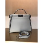 Fendi Peekaboo Medium with Metal-Plated Micro Studs 8BN290