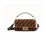 Fendi Sheepskin Large Baguette Bag 8BR771