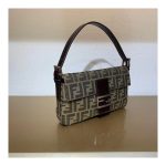 Fendi Vintage Zucca Pattern Mamma Baguette Shoulder Bag F01