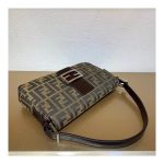 Fendi Vintage Zucca Pattern Mamma Baguette Shoulder Bag F01