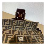 Fendi Vintage Zucca Pattern Mamma Baguette Shoulder Bag F01