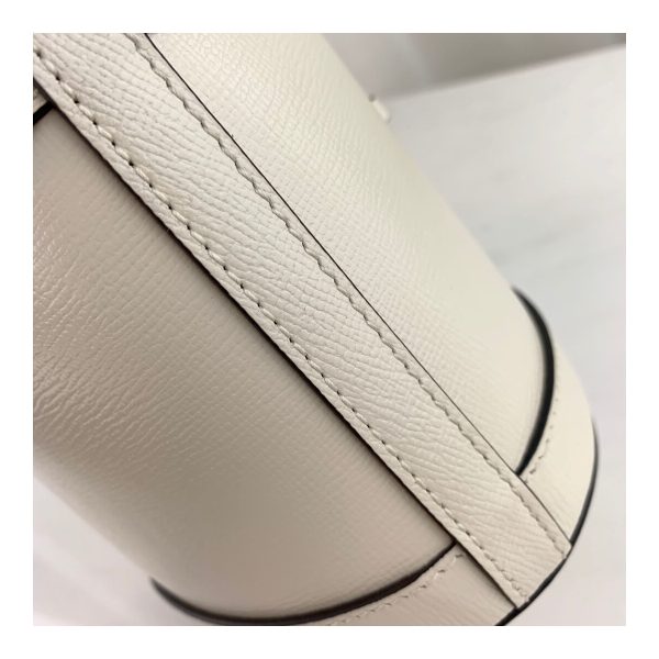 Gucci 1955 Horsebit Bucket Bag 602118 White