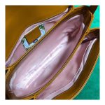 Gucci Calfskin Canvas Rajah Shoulder Bag 424224