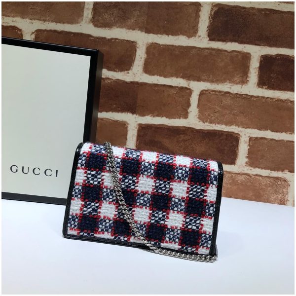 Gucci Dionysus Check Tweed Mini Bag 476432