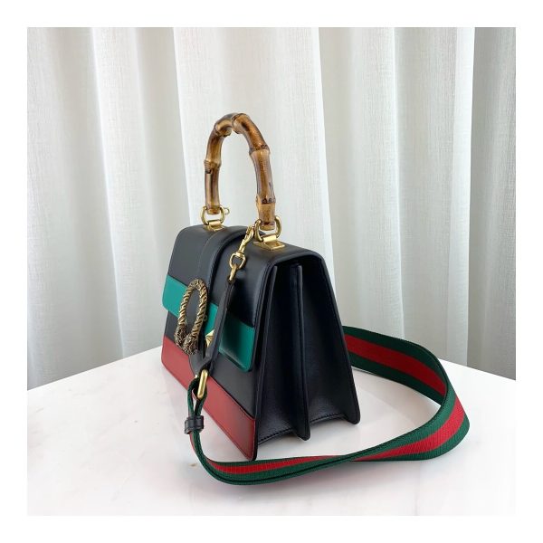 Gucci Dionysus Medium Top Handle Bag 448075 Blue/Green/Red