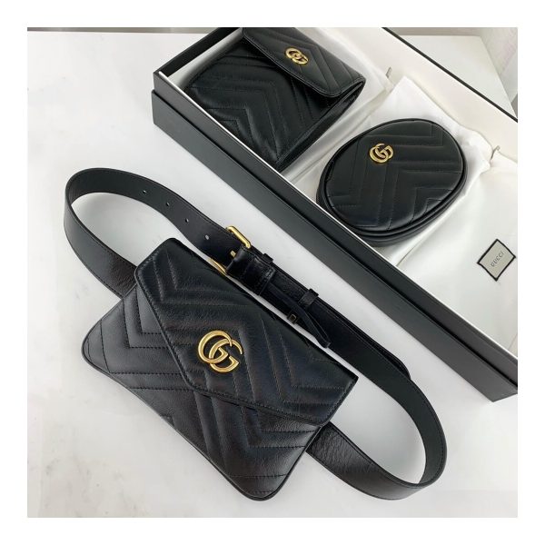 Gucci GG Marmont Matelasse Belt Bag 524597