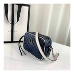 Gucci GG Marmont Matelassé Mini Bag 448065 Blue