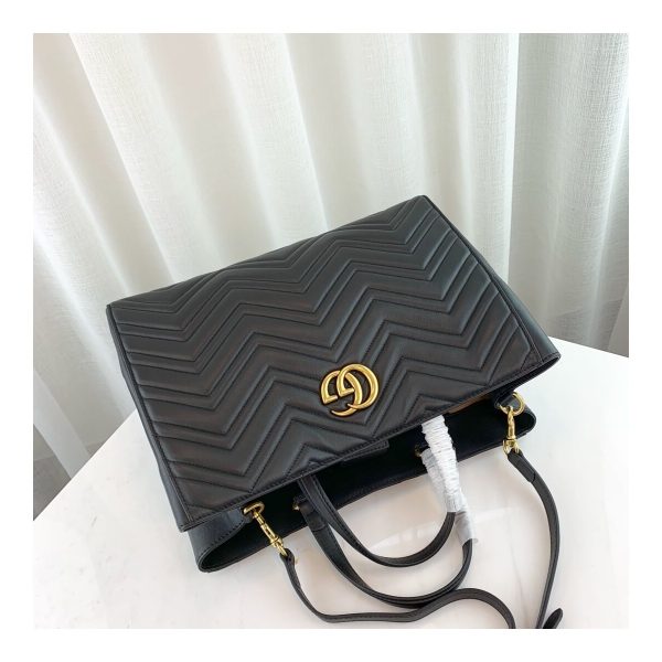 Gucci GG Marmont Medium Matelasse Top Handle Bag 443505