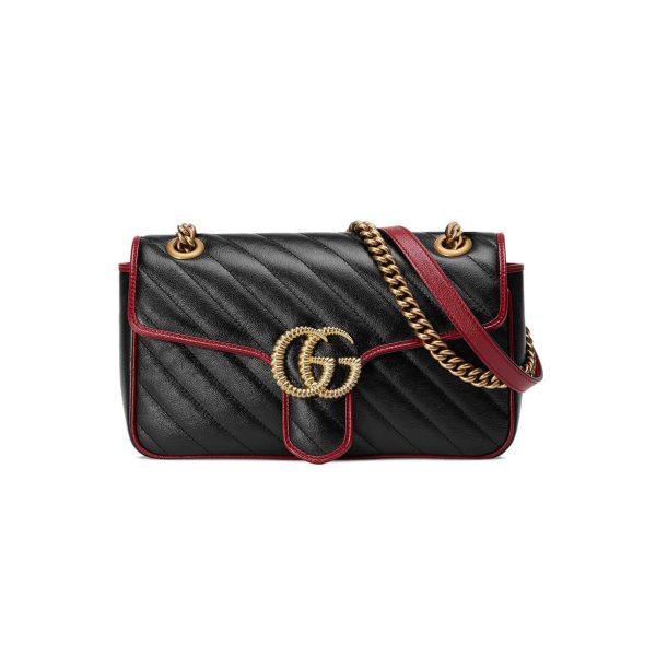 Gucci GG Marmont Small Shoulder Bag 443497 Black