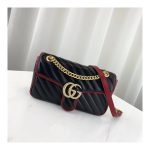 Gucci GG Marmont Small Shoulder Bag 443497 Black