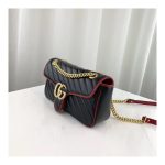 Gucci GG Marmont Small Shoulder Bag 443497 Black