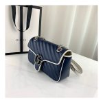 Gucci GG Marmont Small Shoulder Bag 443497 Blue