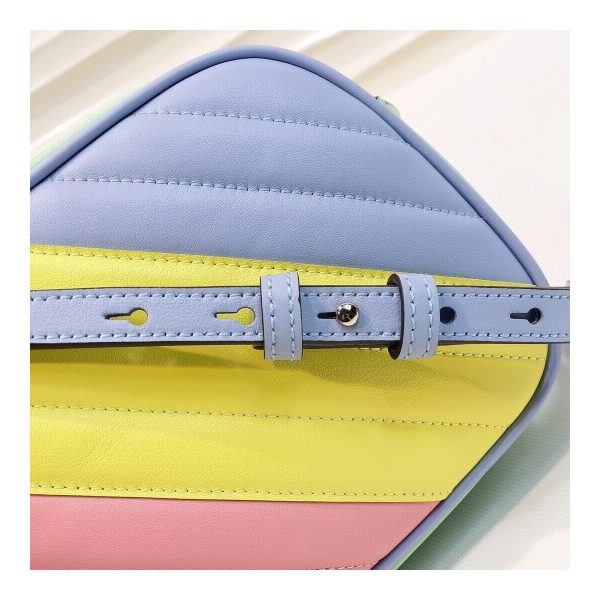 Gucci GG Marmont Small Shoulder Bag In Pastel And Rainbow 447632
