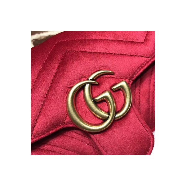 Gucci GG Marmont Velvet Shoulder Bag 446744