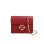 Gucci Interlocking Chain Leather Cross Body Bag 510304