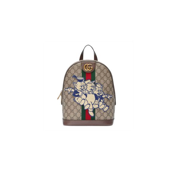 Gucci Ophidia GG Backpack with Three Little Pigs 552884