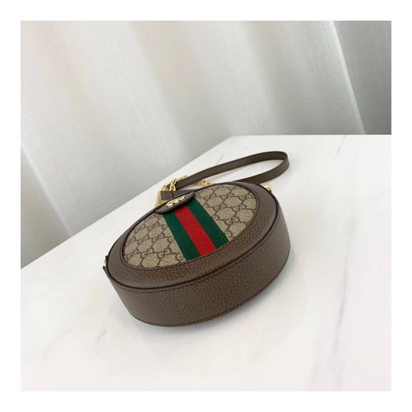 Gucci Ophidia Mini GG Round Shoulder Bag 550618