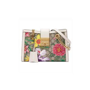 Gucci Padlock GG Flora Small Shoulder Bag 498156