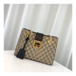 Gucci Padlock Small GG Bees Shoulder Bag 498156
