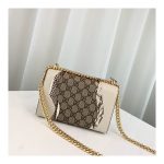 Gucci Padlock Snakeskin Small Shoulder Bag 432182 White